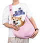 Crossbody breathable dog folding pet bag, large capacity pet supplies wholesale, cross-border exclusive portable cat bag