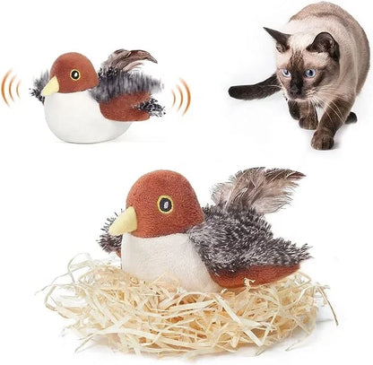 Bird Interactive Cat  Multi Head Auto Cat Teaser   Cat Funny